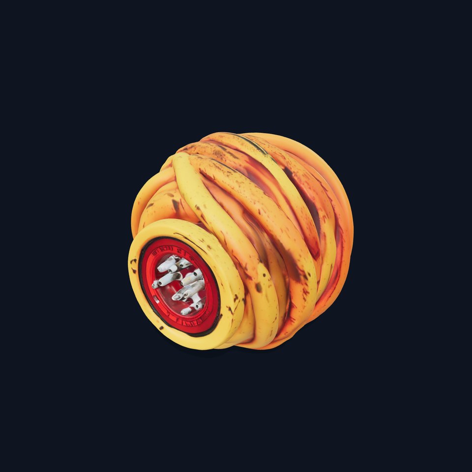 Coiled Industrial Cable Connector model pack